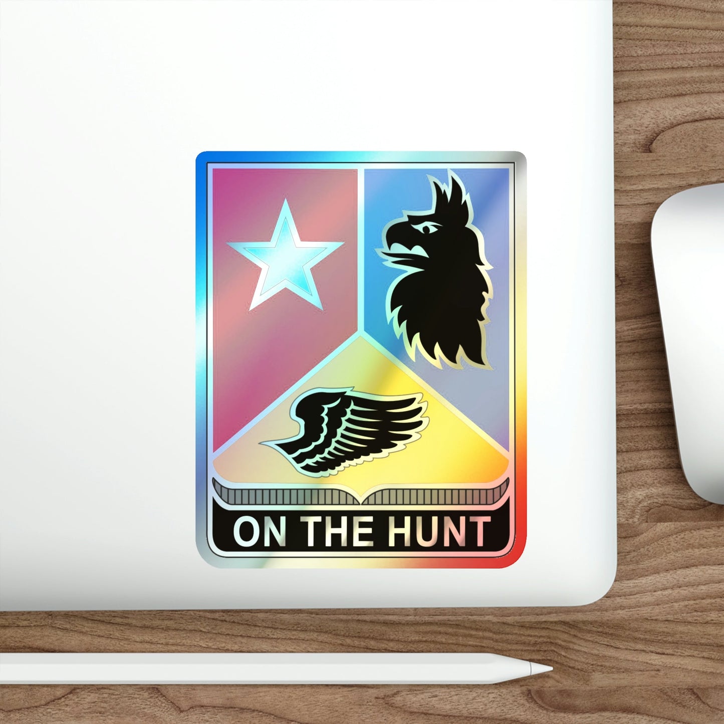 71st Expeditionary Military Intelligence Brigade v2 (U.S. Army) Holographic STICKER Die-Cut Vinyl Decal-The Sticker Space
