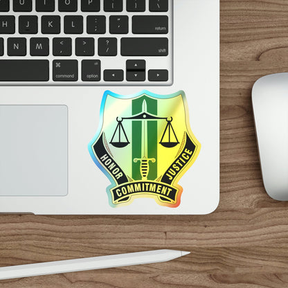 724 Military Police Battalion (U.S. Army) Holographic STICKER Die-Cut Vinyl Decal-The Sticker Space