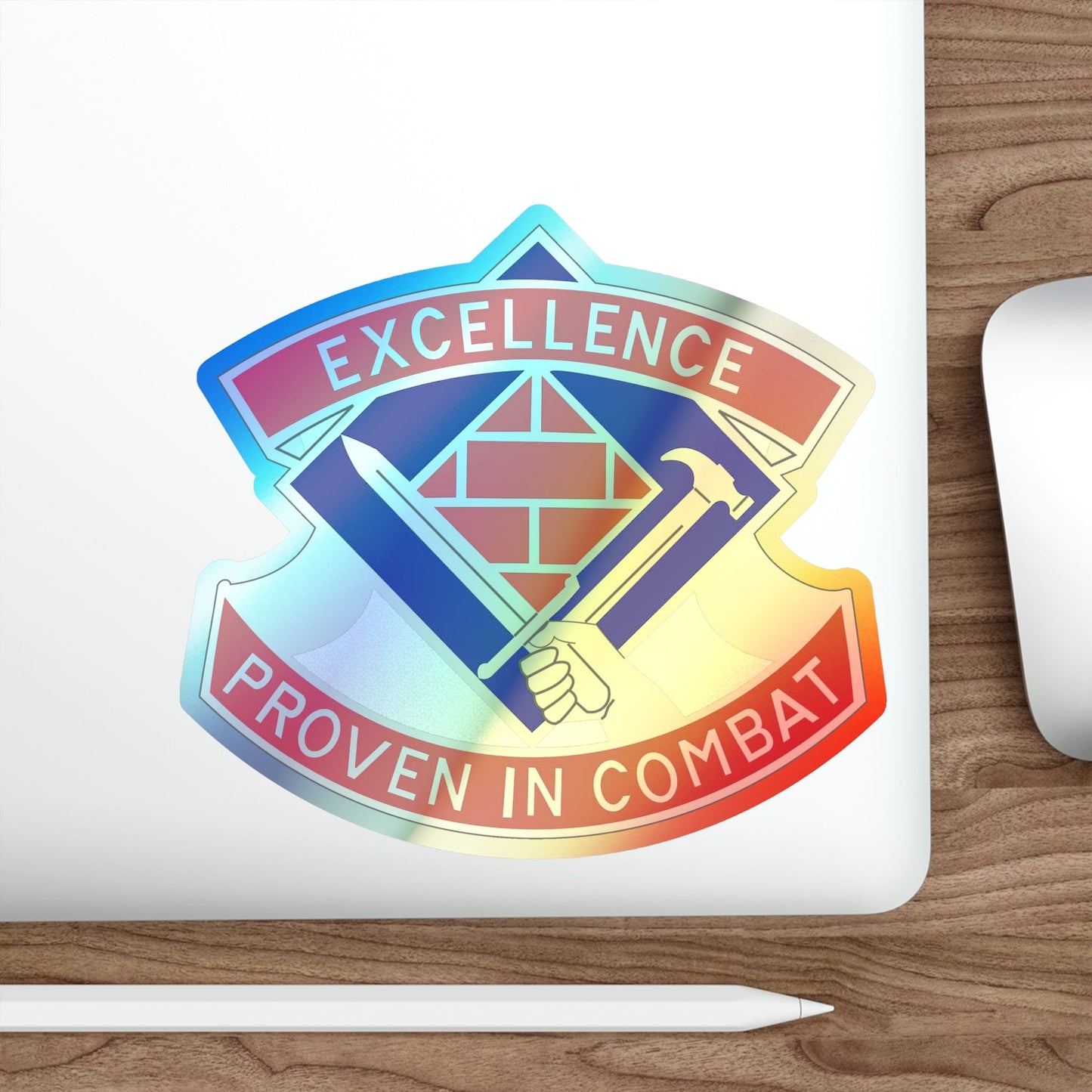 79 Engineer Group (U.S. Army) Holographic STICKER Die-Cut Vinyl Decal-The Sticker Space