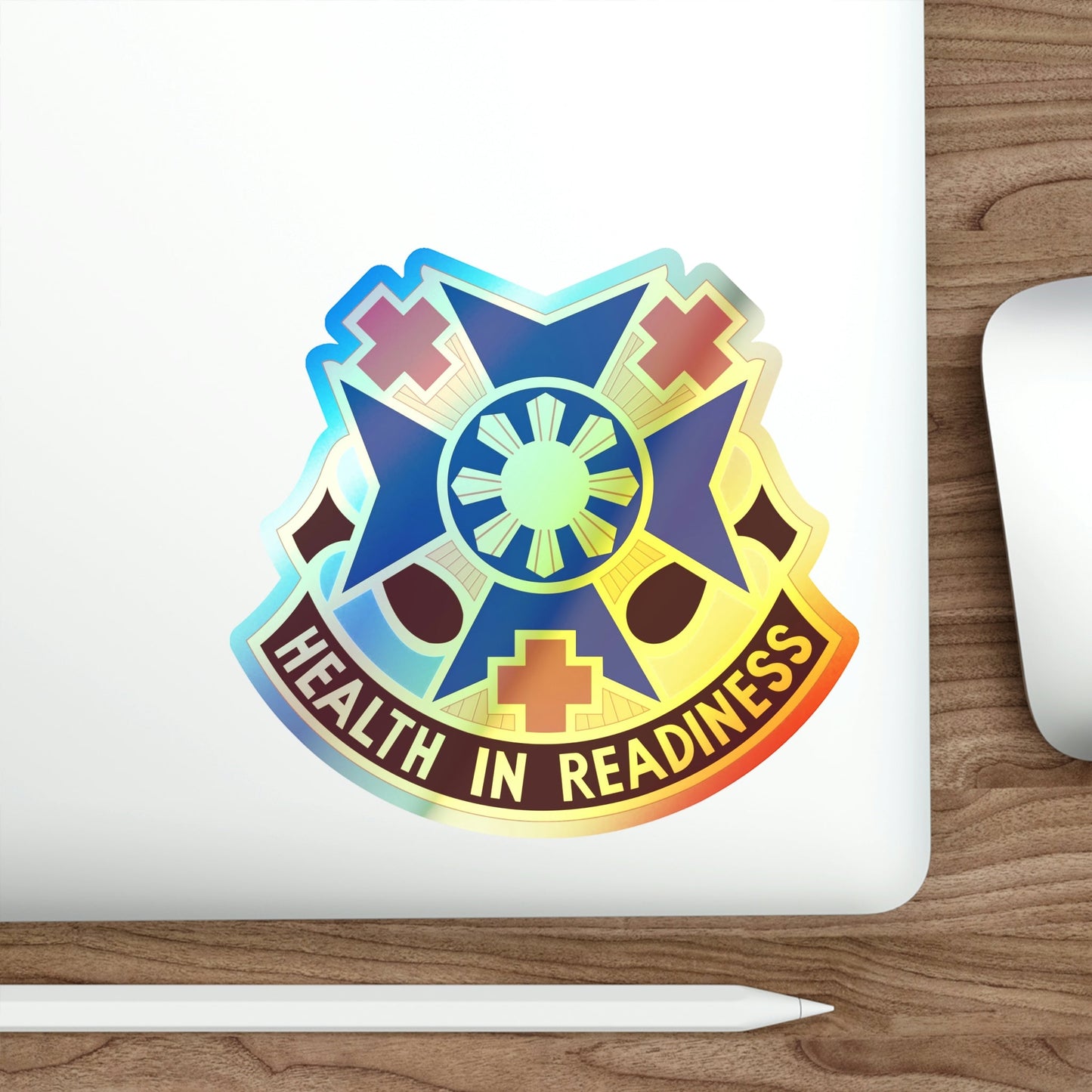 810 Field Hospital (U.S. Army) Holographic STICKER Die-Cut Vinyl Decal-The Sticker Space