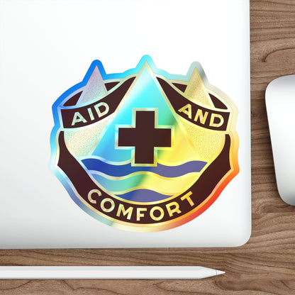 82 Field Hospital (U.S. Army) Holographic STICKER Die-Cut Vinyl Decal-The Sticker Space