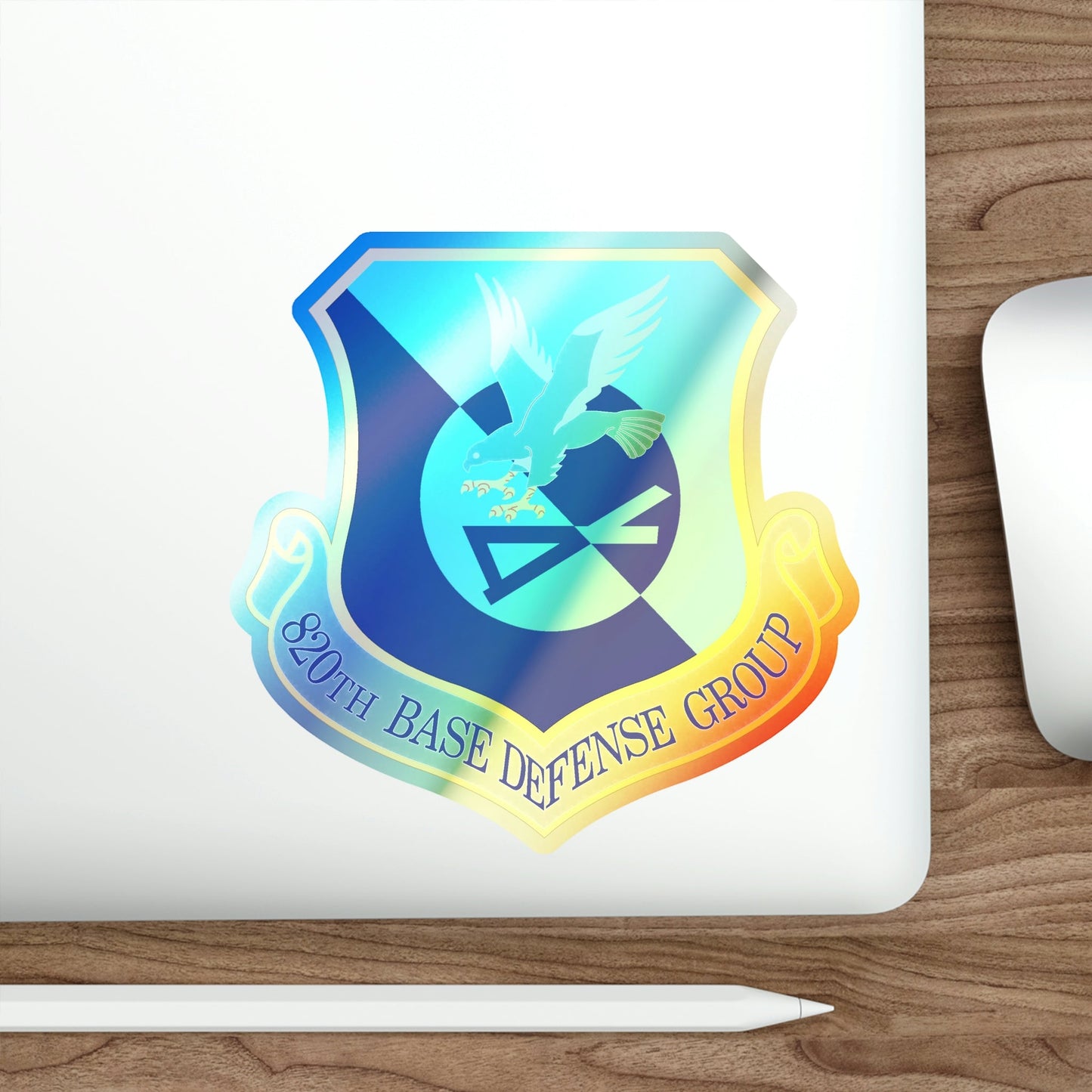 820th Base Defense Group (U.S. Air Force) Holographic STICKER Die-Cut Vinyl Decal-The Sticker Space