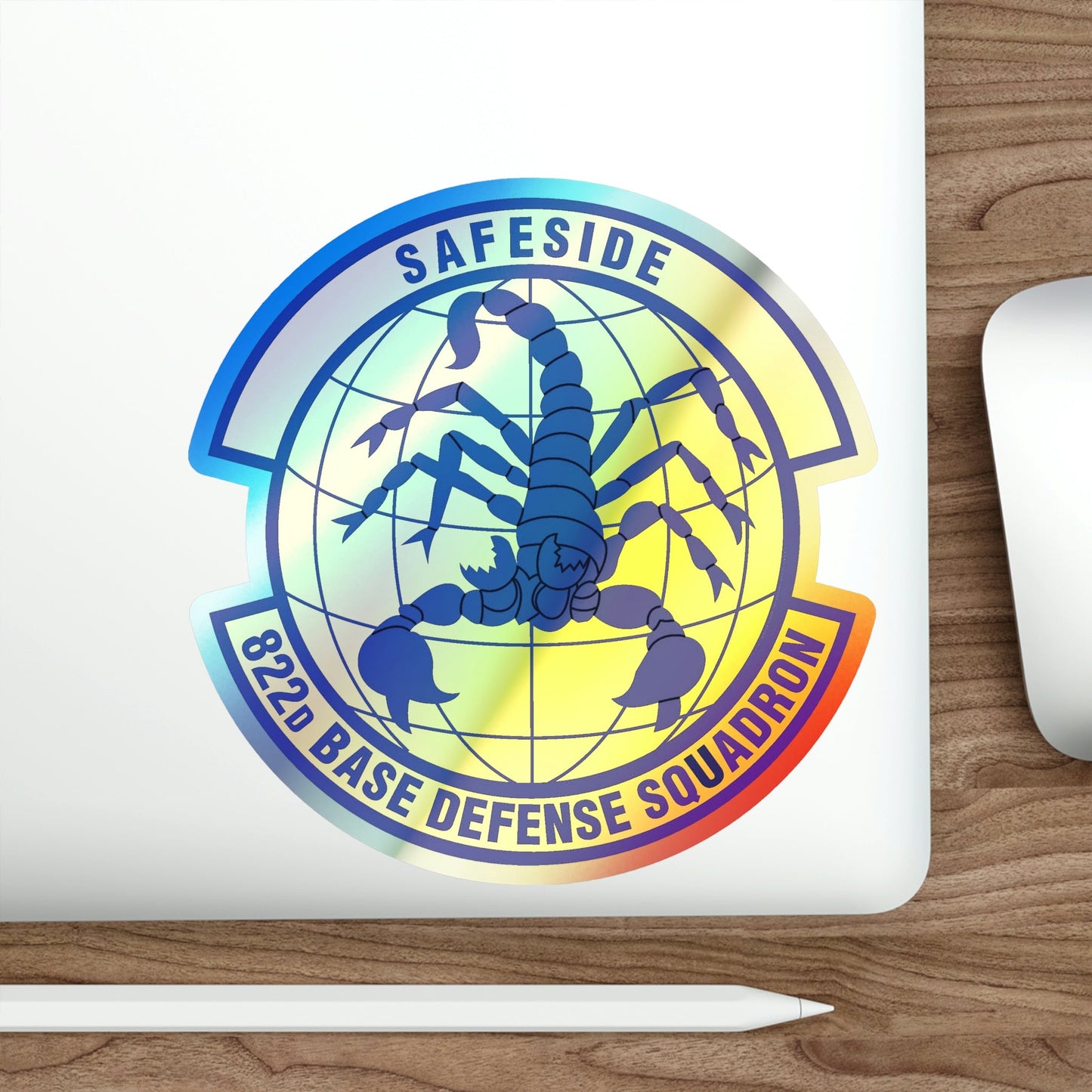 822 Base Defense Squadron ACC (U.S. Air Force) Holographic STICKER Die-Cut Vinyl Decal-The Sticker Space