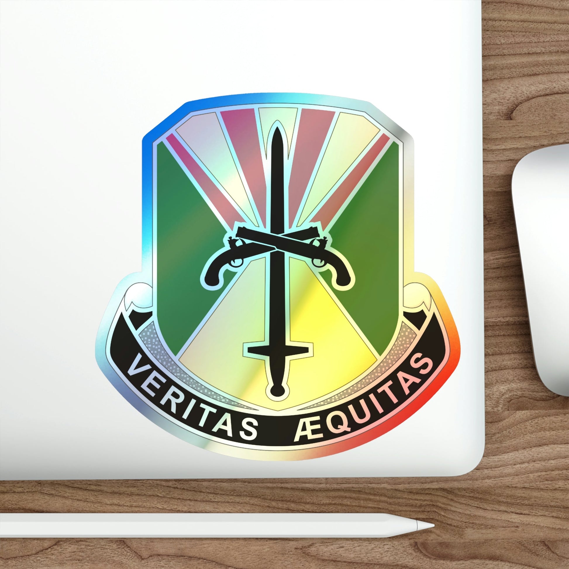 850 Military Police Battalion (U.S. Army) Holographic STICKER Die-Cut Vinyl Decal-The Sticker Space