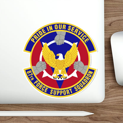 87 Force Support Squadron AMC (U.S. Air Force) STICKER Vinyl Die-Cut Decal-The Sticker Space
