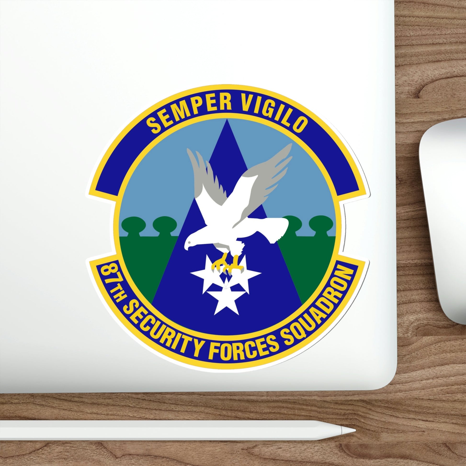 87 Security Forces Squadron AMC (U.S. Air Force) STICKER Vinyl Die-Cut Decal-The Sticker Space