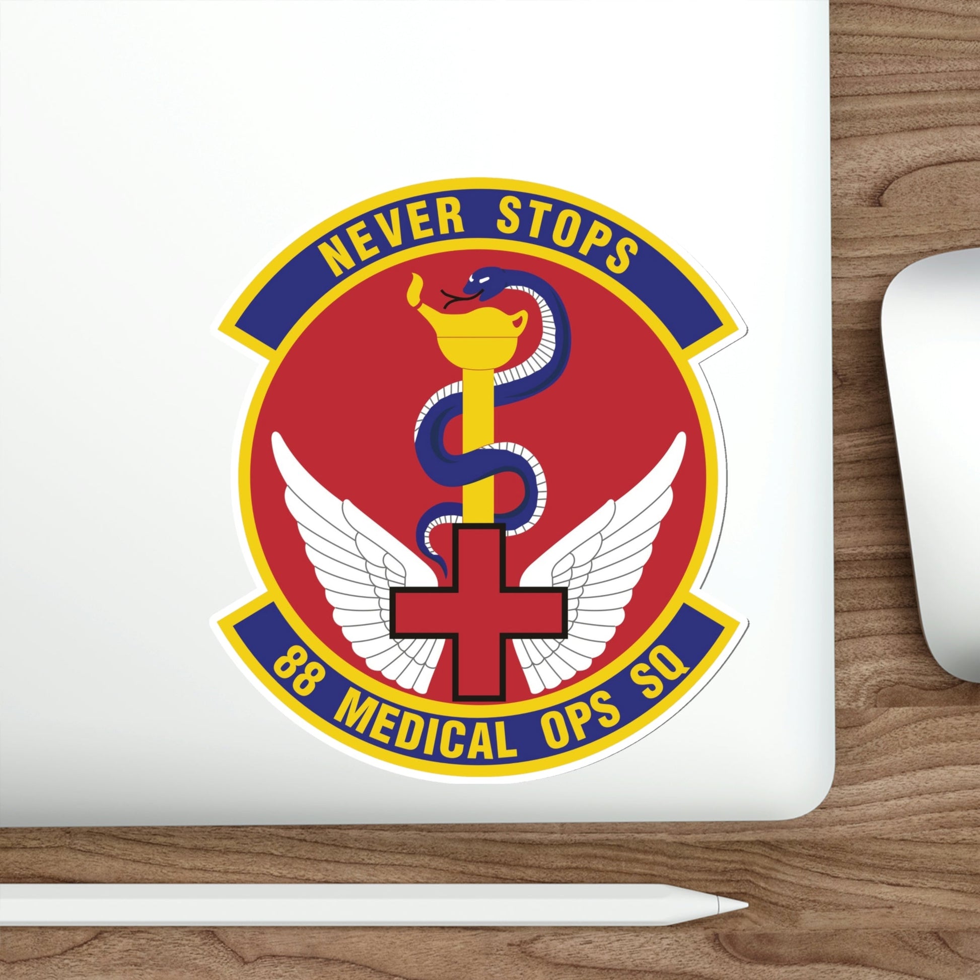 88th Medical Operations Squadron (U.S. Air Force) STICKER Vinyl Die-Cut Decal-The Sticker Space