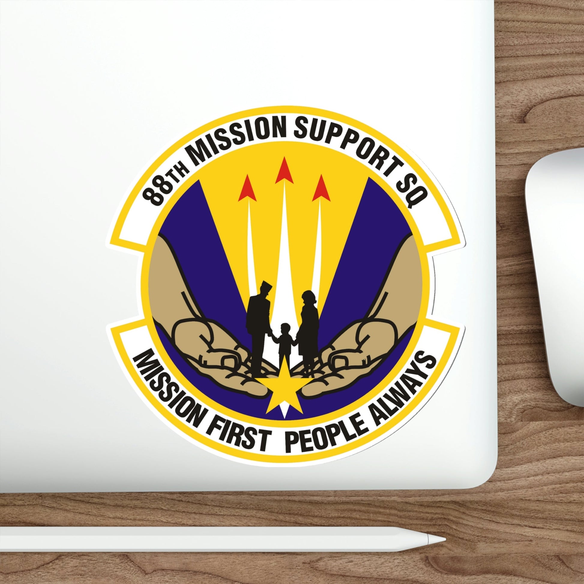 88th Mission Support Squadron (U.S. Air Force) STICKER Vinyl Die-Cut Decal-The Sticker Space