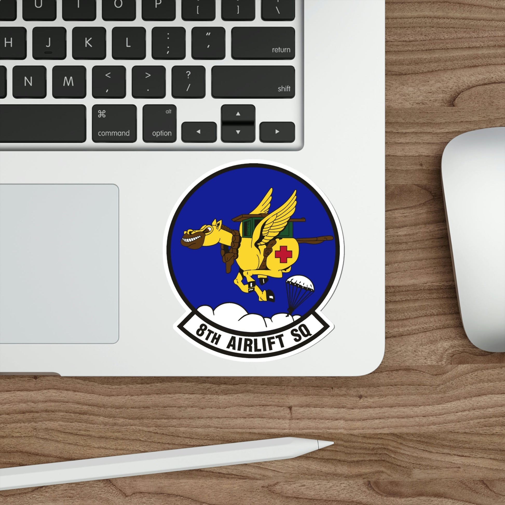 8th Airlift Squadron (U.S. Air Force) STICKER Vinyl Die-Cut Decal-The Sticker Space
