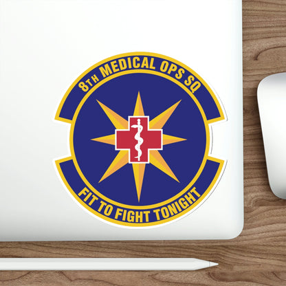8th Medical Operations Squadron (U.S. Air Force) STICKER Vinyl Die-Cut Decal-The Sticker Space
