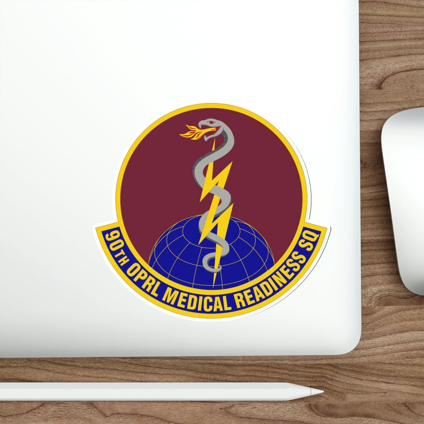 90 Operational Medical Readiness Squadron AFGSC (U.S. Air Force) STICKER Vinyl Die-Cut Decal-The Sticker Space