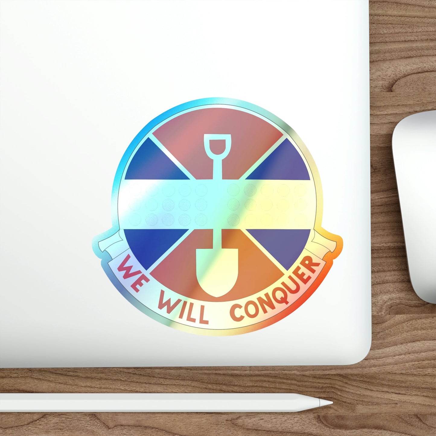 902 Engineer Company (U.S. Army) Holographic STICKER Die-Cut Vinyl Decal-The Sticker Space