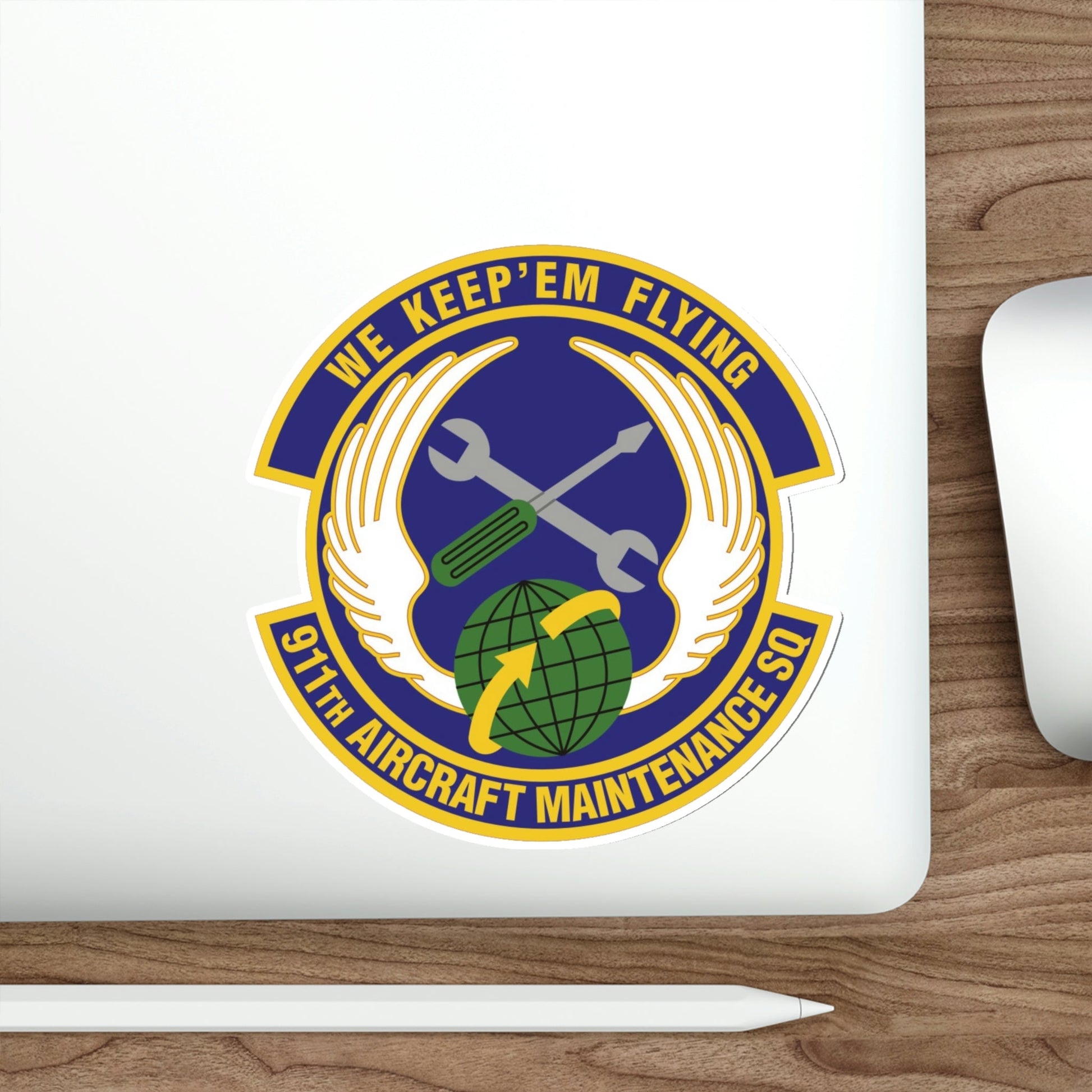 911th Aircraft Maintenance Squadron (U.S. Air Force) STICKER Vinyl Die-Cut Decal-The Sticker Space