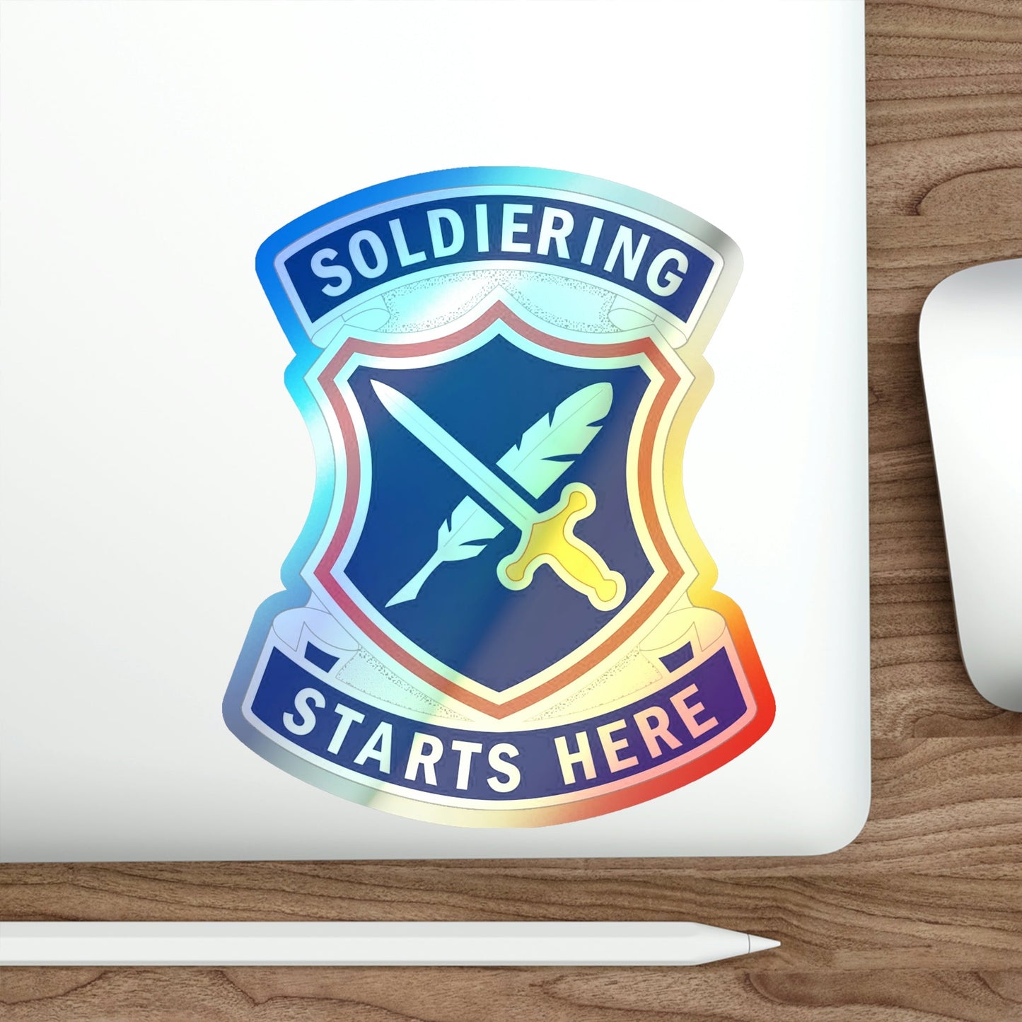 95th Adjutant General Battalion (U.S. Army) Holographic STICKER Die-Cut Vinyl Decal-The Sticker Space
