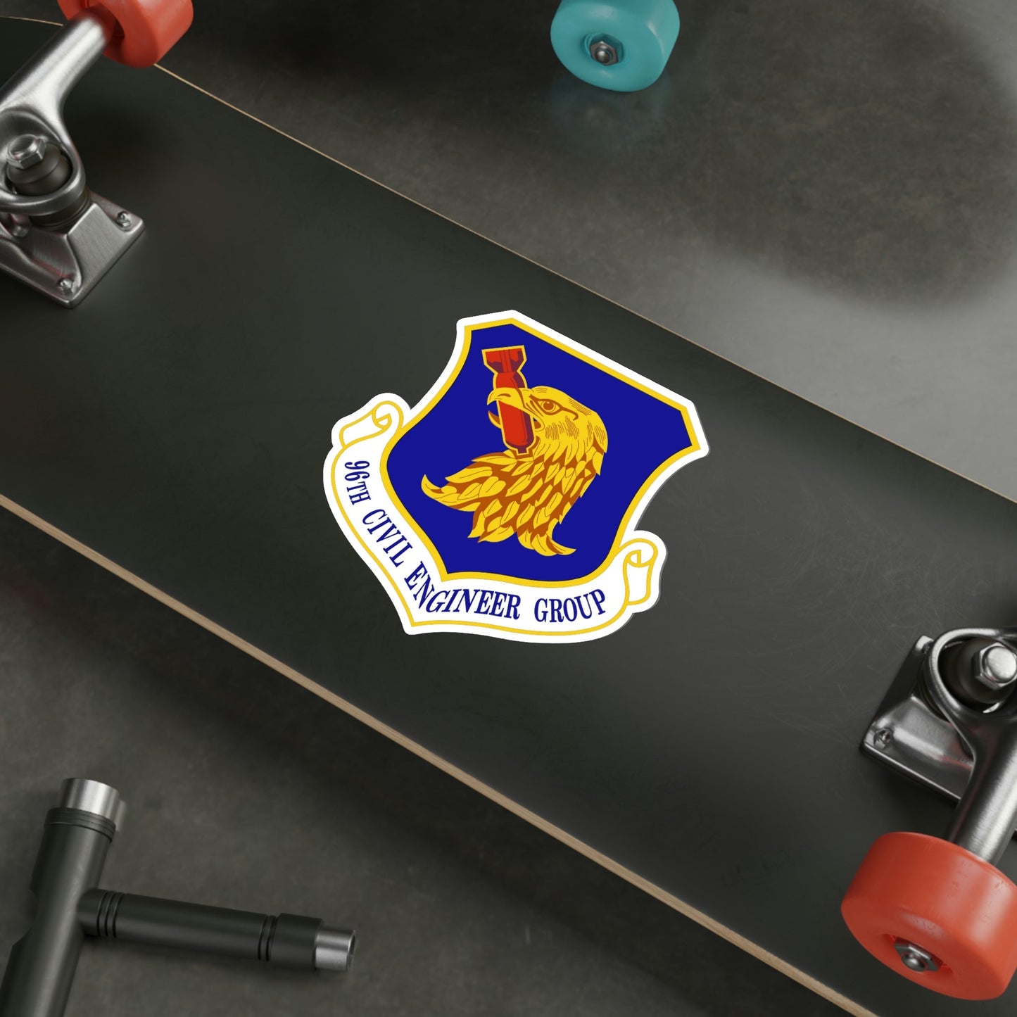 96 Civil Engineer Group AFMC (U.S. Air Force) STICKER Vinyl Die-Cut Decal-The Sticker Space