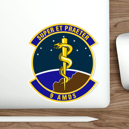 9th Aerospace Medicine Squadron (U.S. Air Force) STICKER Vinyl Die-Cut Decal-The Sticker Space