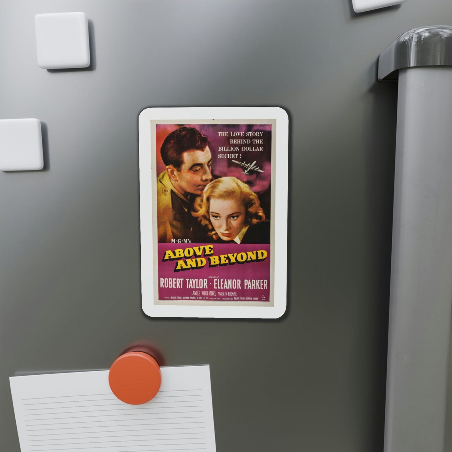 Above and Beyond 1952 Movie Poster Die-Cut Magnet-The Sticker Space
