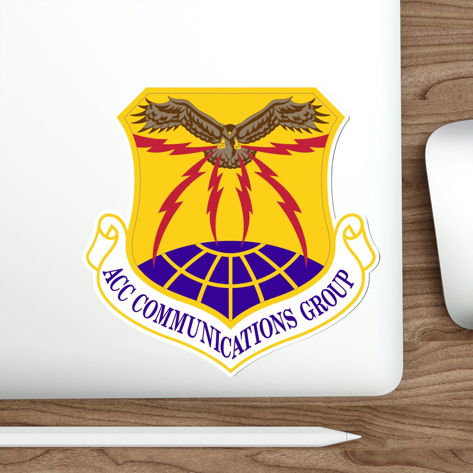 ACC Communications Group (U.S. Air Force) STICKER Vinyl Die-Cut Decal-The Sticker Space