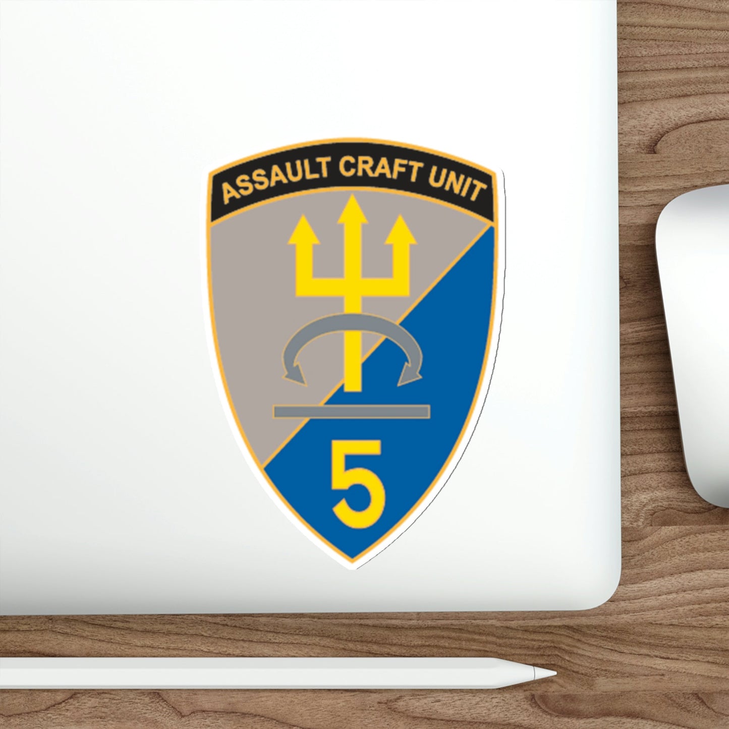 ACU 5 Assault Craft Unit Five (U.S. Navy) STICKER Vinyl Die-Cut Decal-The Sticker Space