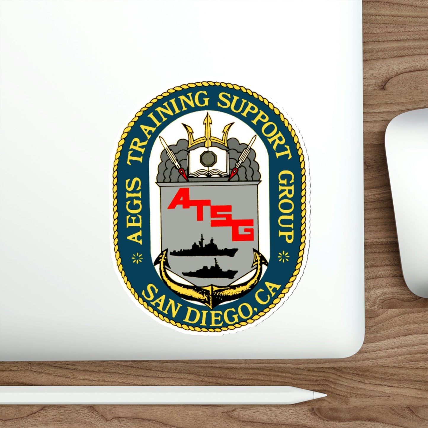 AEGIS Training Support Grp San Diego (U.S. Navy) STICKER Vinyl Die-Cut Decal-The Sticker Space