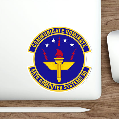 AETC Computer Systems Squadron (U.S. Air Force) STICKER Vinyl Die-Cut Decal-The Sticker Space