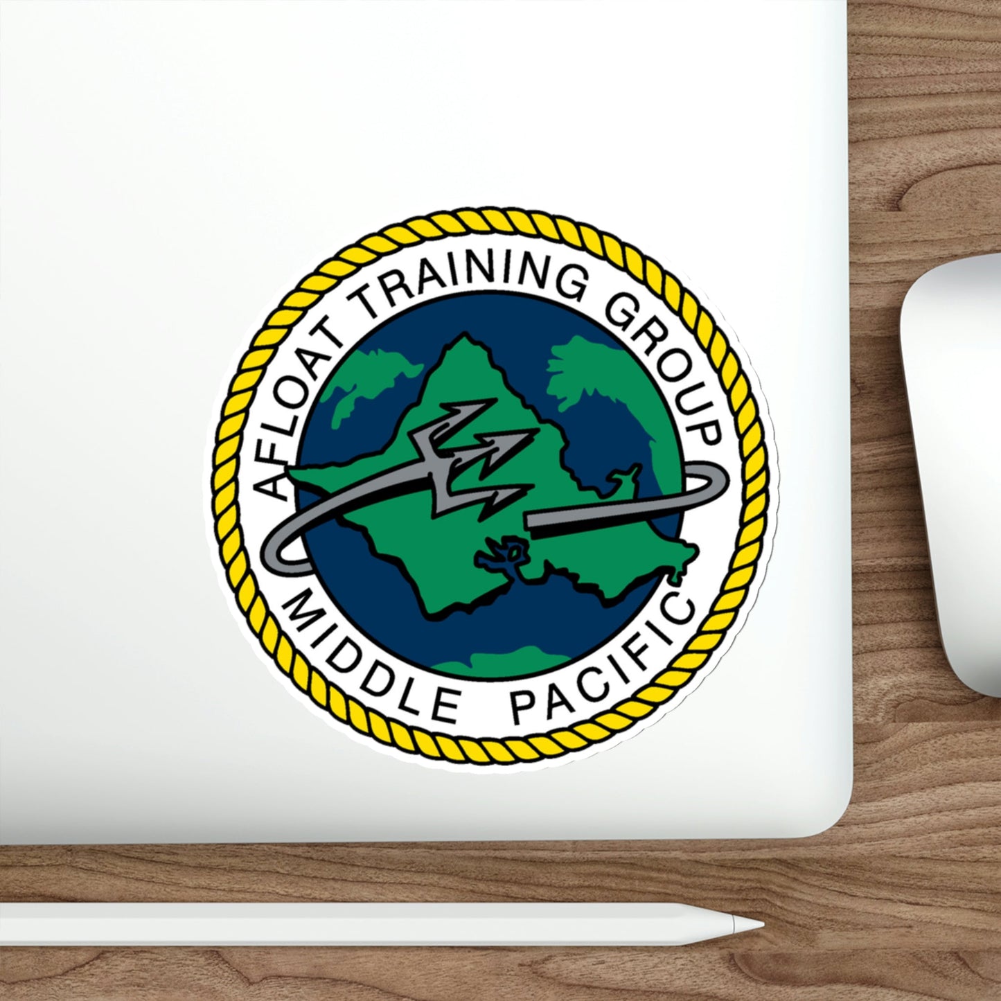 AFLOAT Training Group MID PACIFIC (U.S. Navy) STICKER Vinyl Die-Cut Decal-The Sticker Space
