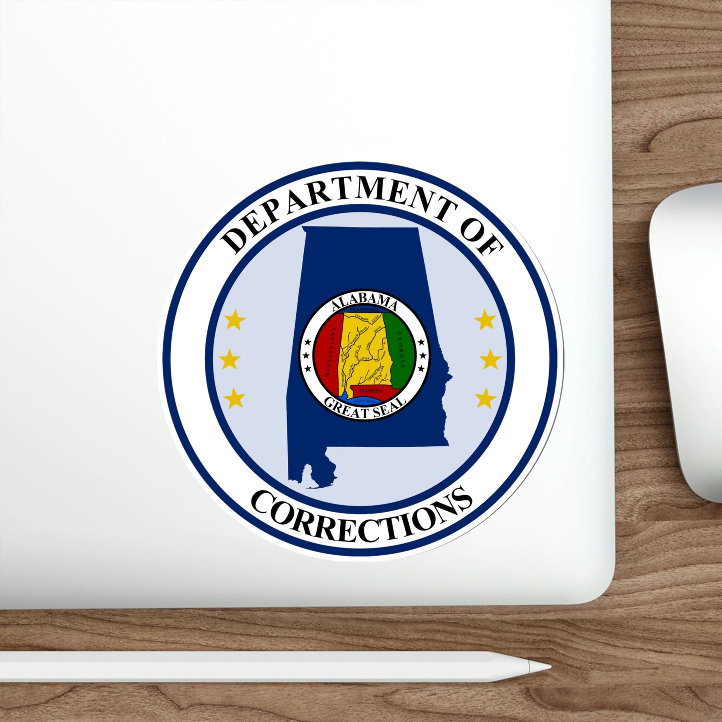 Alabama Department of Corrections STICKER Vinyl Die-Cut Decal-The Sticker Space