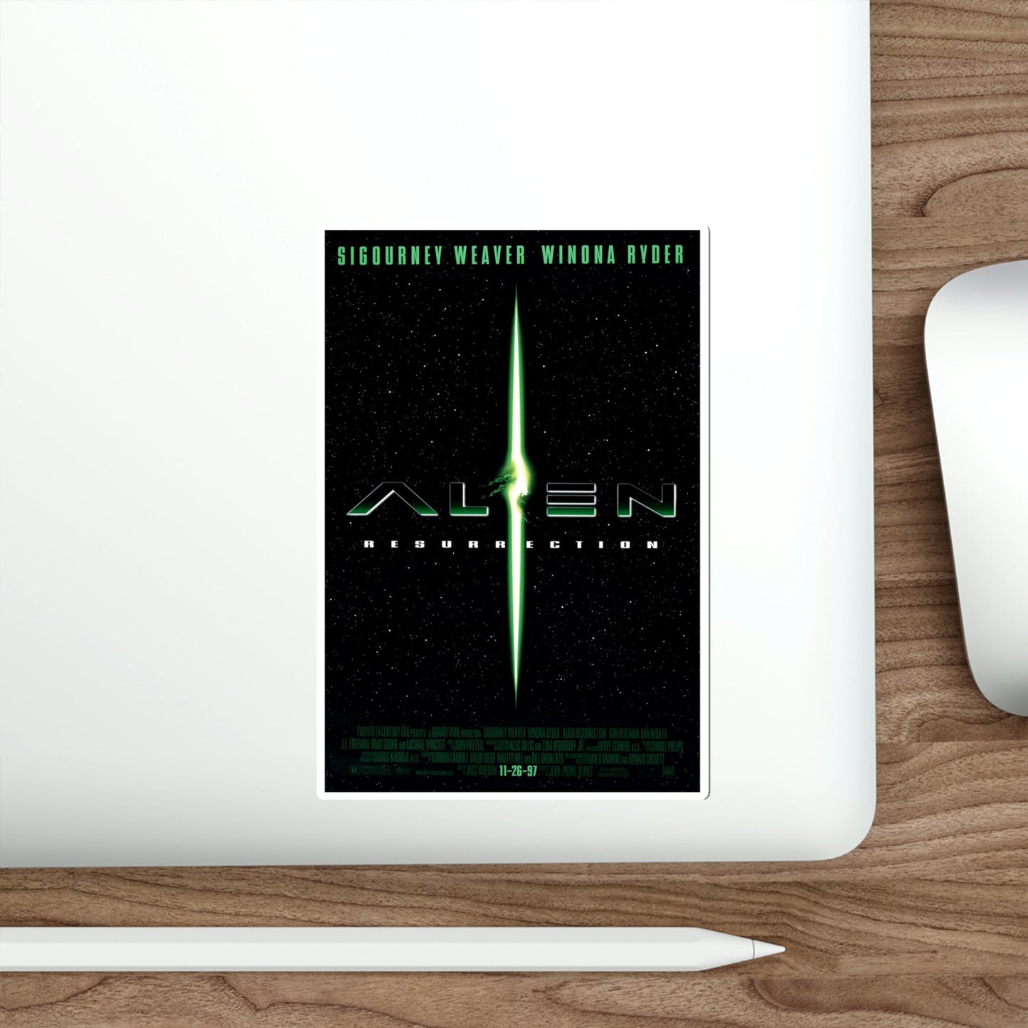 Alien Resurrection 1997 Movie Poster STICKER Vinyl Die-Cut Decal-The Sticker Space