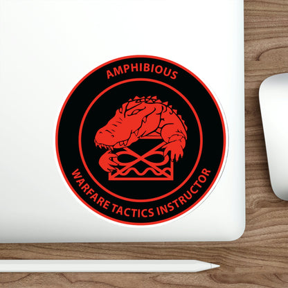 Amphibious Warfare Tactics Instructor AMW WTI (U.S. Navy) STICKER Vinyl Die-Cut Decal-The Sticker Space