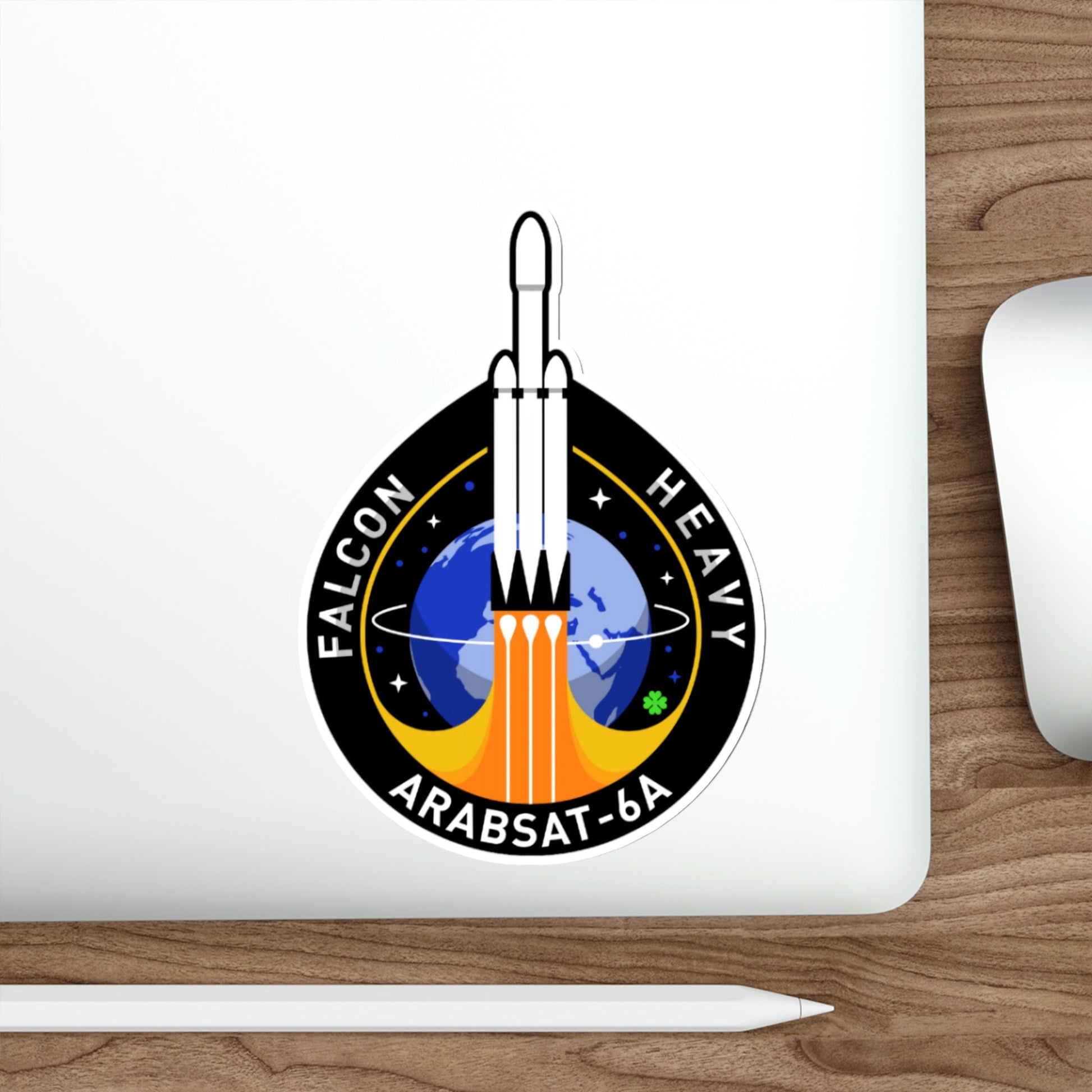 Arabsat 6A (SpaceX) STICKER Vinyl Die-Cut Decal-The Sticker Space