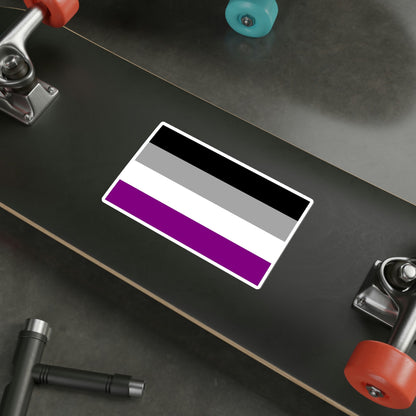 Asexual Pride Flag STICKER Vinyl Die-Cut Decal-The Sticker Space