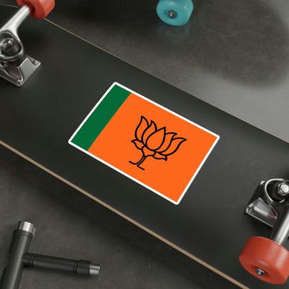 Bharatiya Janata Party Flag (India) STICKER Vinyl Die-Cut Decal-The Sticker Space
