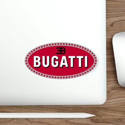 Bugatti Car Logo STICKER Vinyl Die-Cut Decal-The Sticker Space