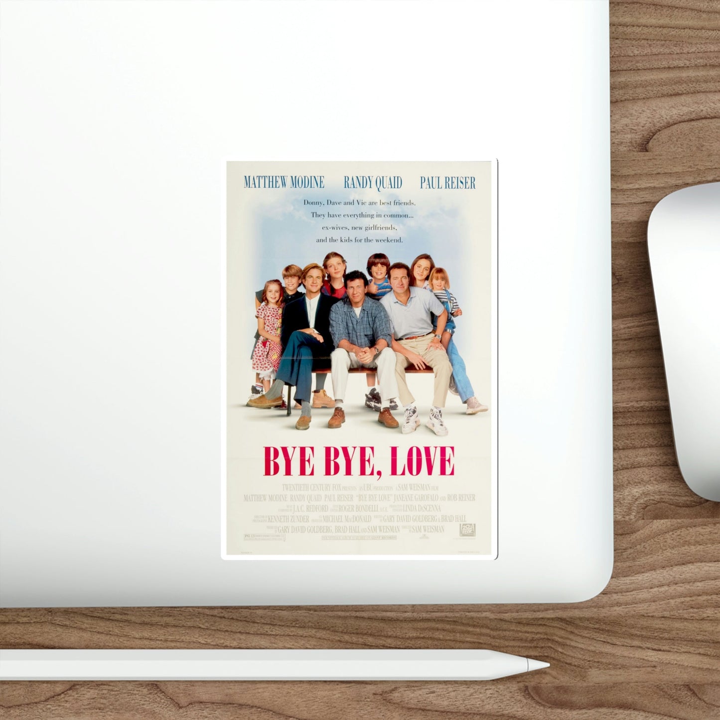Bye Bye Love 1995 Movie Poster STICKER Vinyl Die-Cut Decal-The Sticker Space