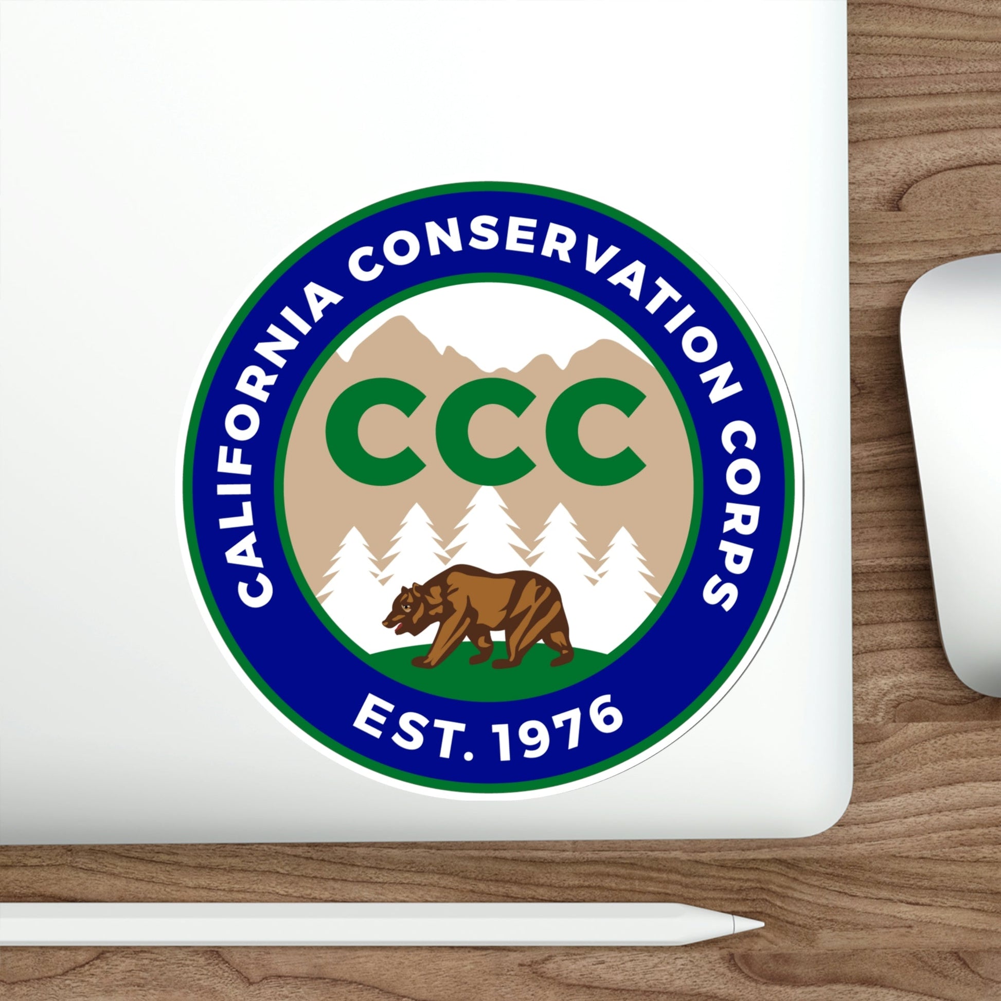 California Conservation Corps STICKER Vinyl Die-Cut Decal-The Sticker Space