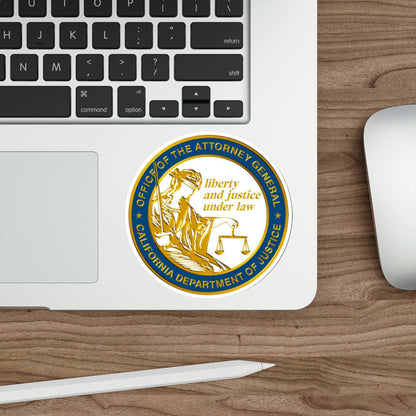 California Department of Justice v2 STICKER Vinyl Die-Cut Decal-The Sticker Space