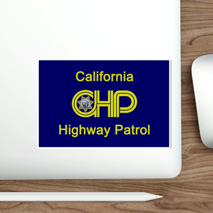 California Highway Patrol Flag STICKER Vinyl Die-Cut Decal-The Sticker Space