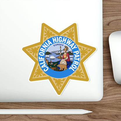 California Highway Patrol STICKER Vinyl Die-Cut Decal-The Sticker Space