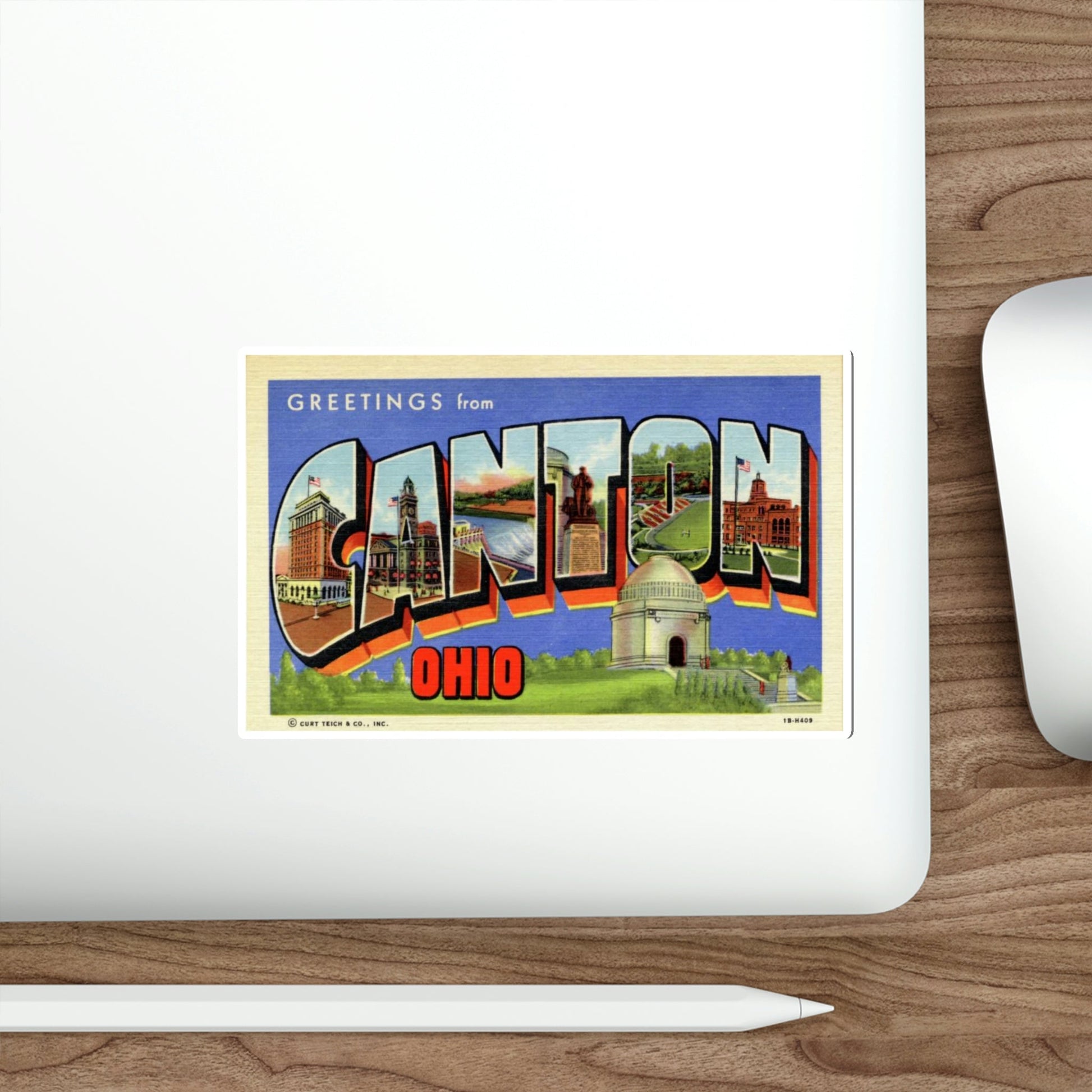 Canton Ohio (Greeting Cards) STICKER Vinyl Die-Cut Decal-The Sticker Space