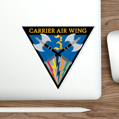 Carrier Air Wing 3 (U.S. Navy) STICKER Vinyl Die-Cut Decal-The Sticker Space