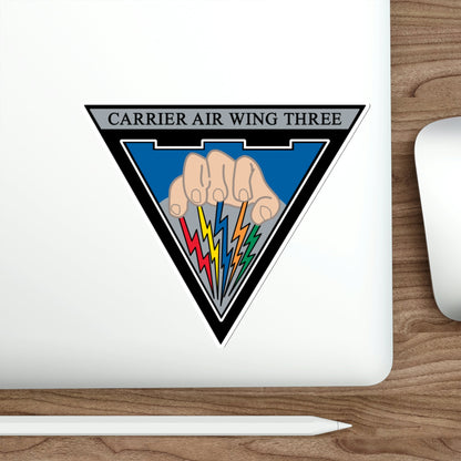 Carrier Air Wing 3 v2 (U.S. Navy) STICKER Vinyl Die-Cut Decal-The Sticker Space