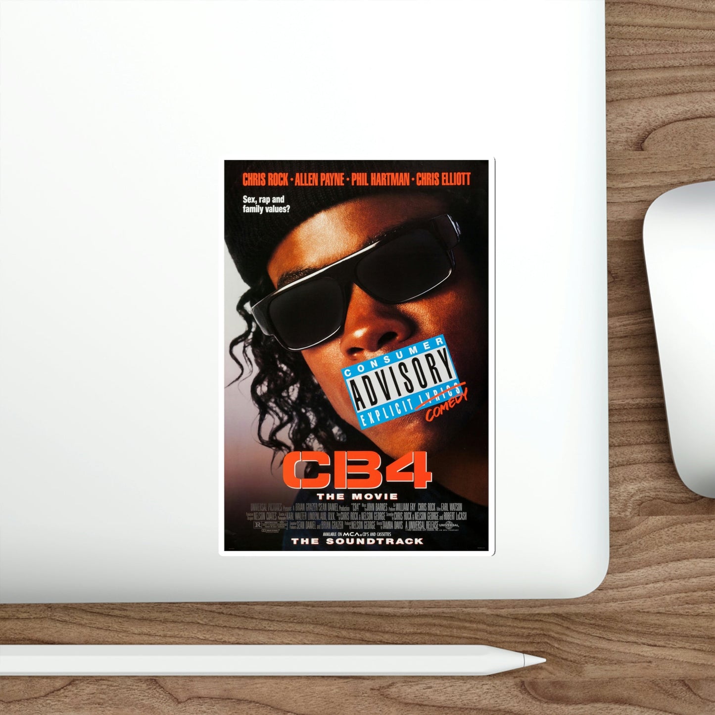 CB4 1993 Movie Poster STICKER Vinyl Die-Cut Decal-The Sticker Space