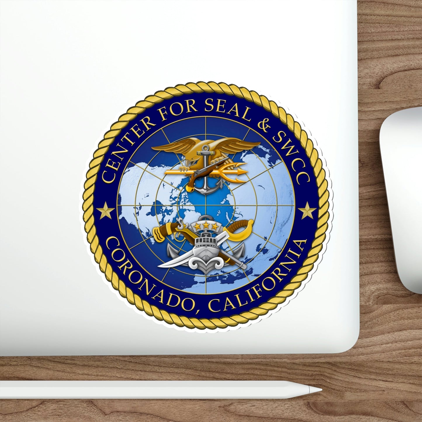Center for SEAL and SWCC (U.S. Navy) STICKER Vinyl Die-Cut Decal-The Sticker Space