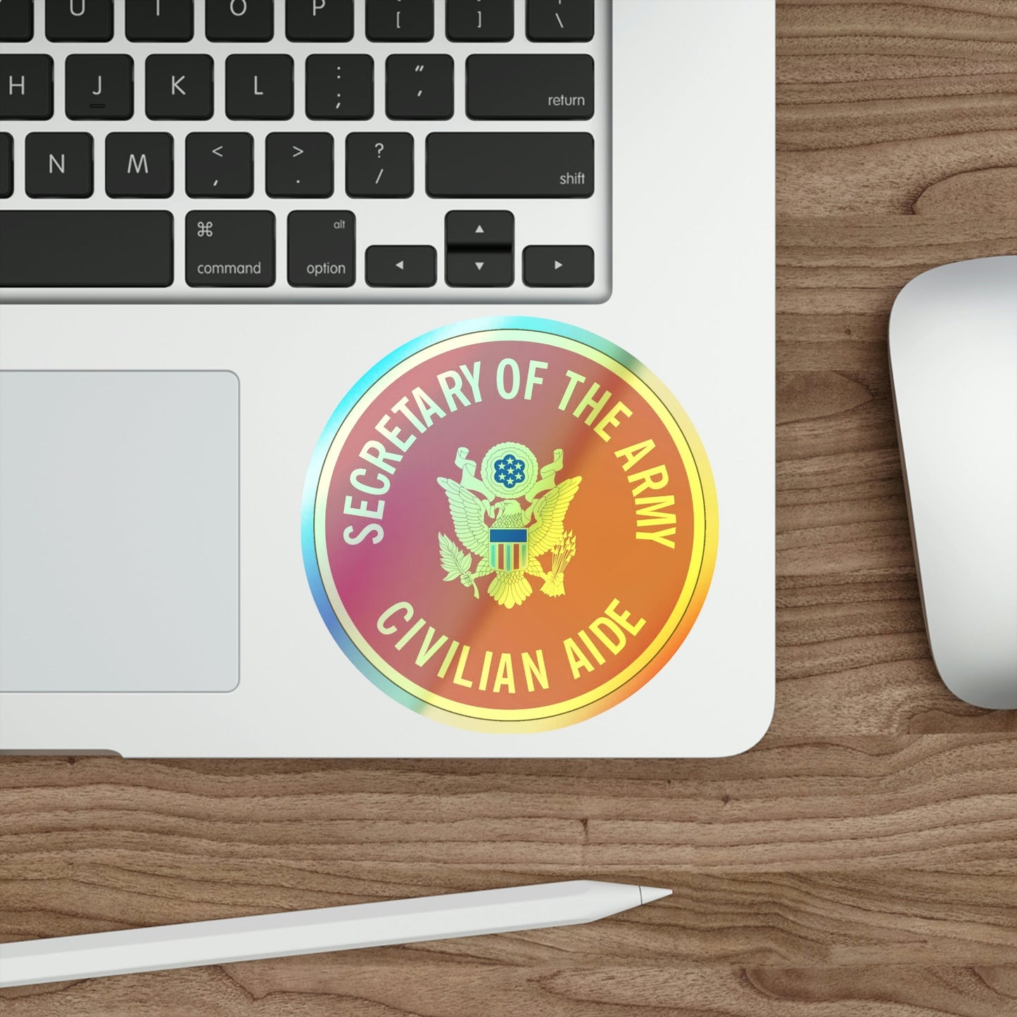 Civilian Aide to the Secretary of the Army (U.S. Army) Holographic STICKER Die-Cut Vinyl Decal-The Sticker Space