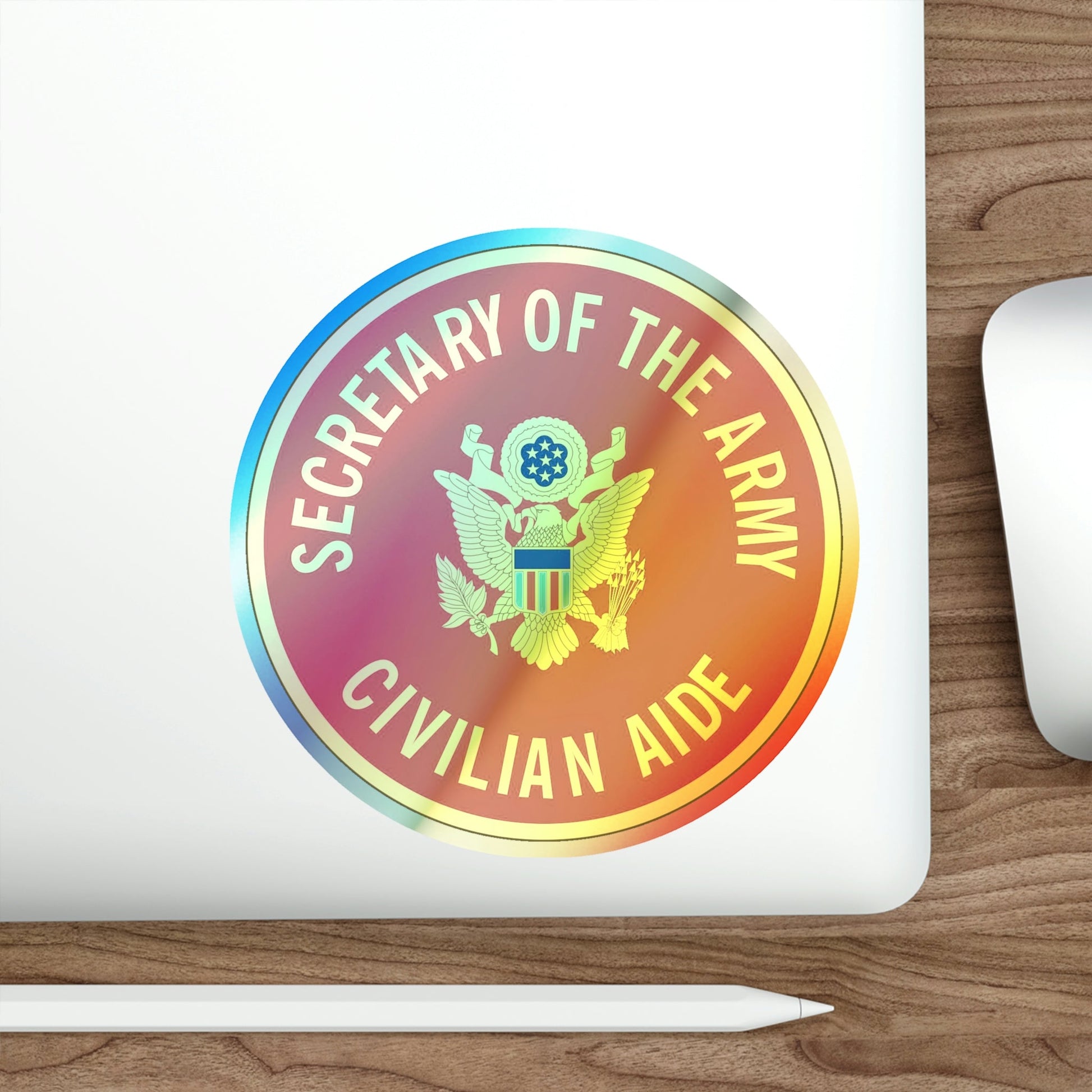 Civilian Aide to the Secretary of the Army (U.S. Army) Holographic STICKER Die-Cut Vinyl Decal-The Sticker Space