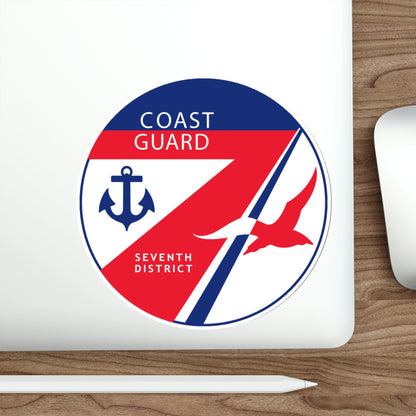 Coast Guard Seventh District (U.S. Coast Guard) STICKER Vinyl Die-Cut Decal-The Sticker Space