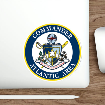 COMMANDER ATLANTIC AREA (U.S. Coast Guard) STICKER Vinyl Die-Cut Decal-The Sticker Space