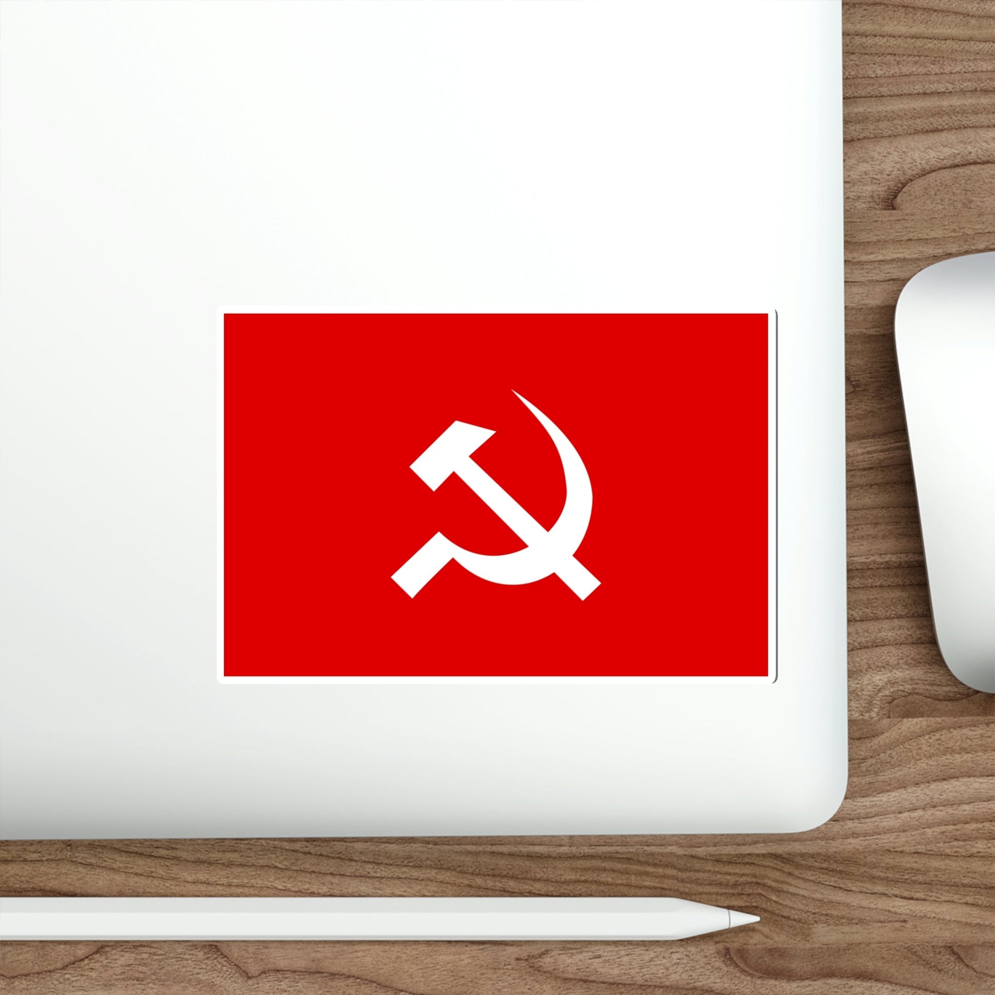 Communist Party of India Flag (India) STICKER Vinyl Die-Cut Decal-The Sticker Space