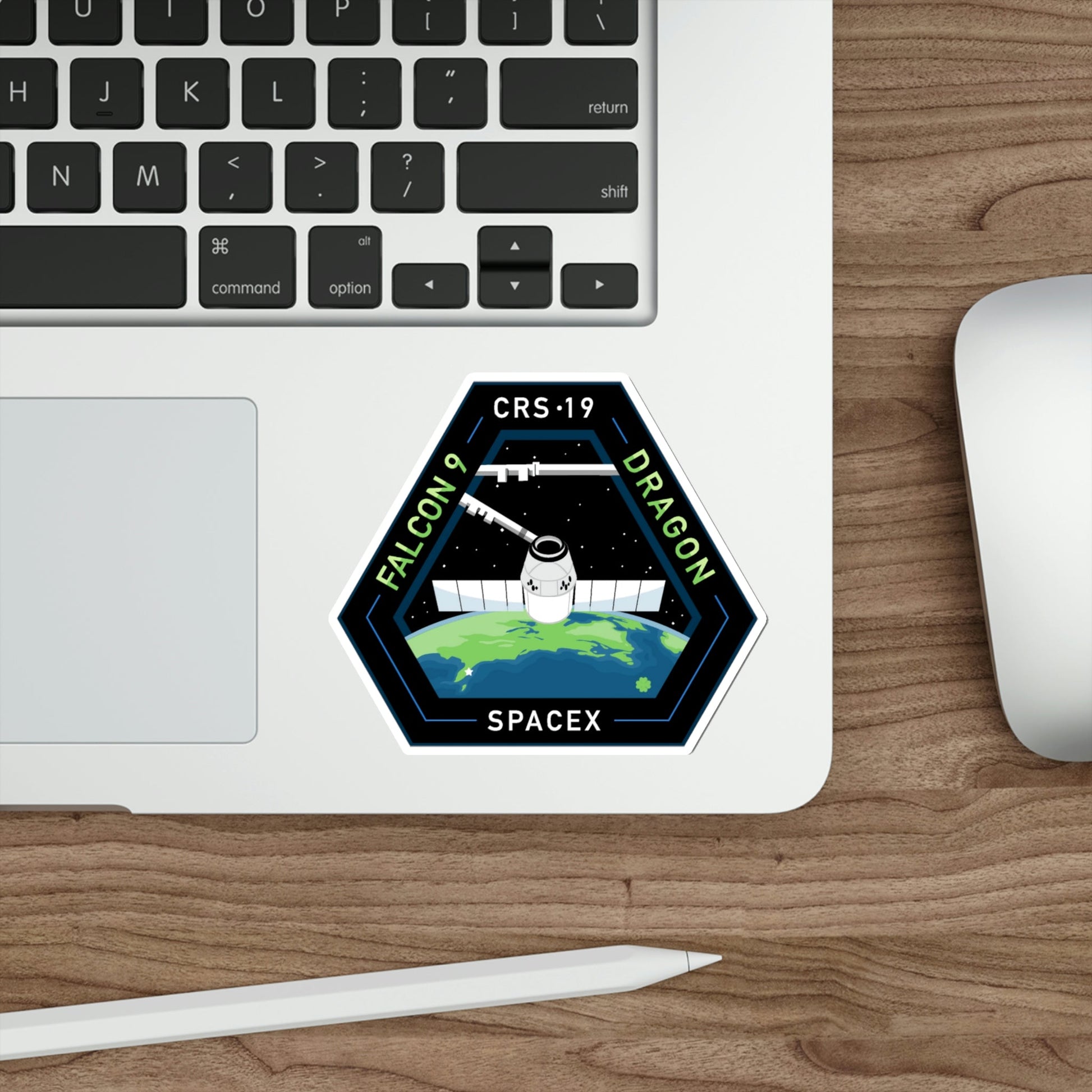 CRS-19 v2 (SpaceX) STICKER Vinyl Die-Cut Decal-The Sticker Space