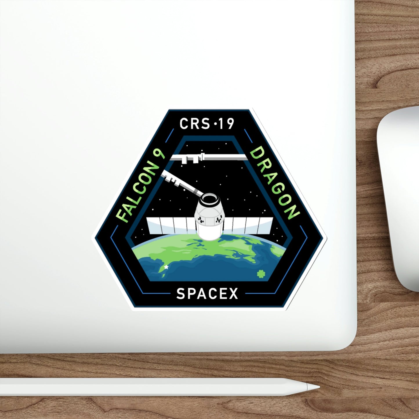 CRS-19 v2 (SpaceX) STICKER Vinyl Die-Cut Decal-The Sticker Space